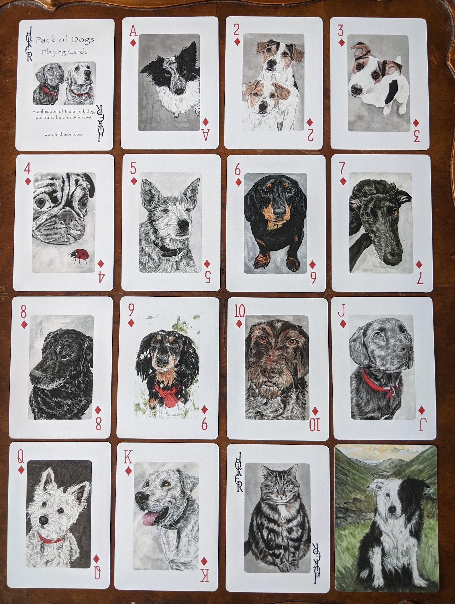 Dog Playing Cards Pack of Dogs Playing Cards Dog Lover Gift Etsy UK