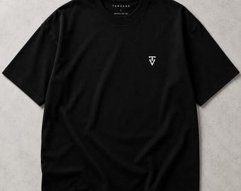 TERVANE Oversized Heavyweight Cotton T-Shirt | Graphic Streetwear Unisex Fit