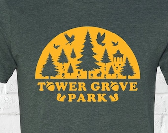 Tower Grove Park - A STL City Shirt by Benton Park Prints, St Louis, Saint Louis, STL