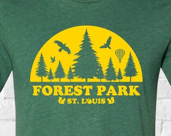 Forest Park - A STL City Shirt by Benton Park Prints, St Louis, Saint Louis, STL