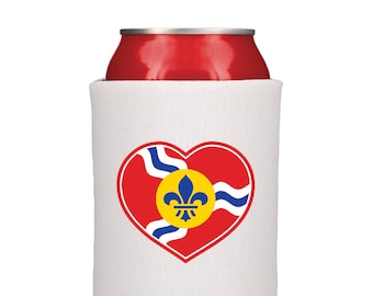 STL Heart Flag Can Cooler