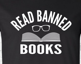 Read Banned Books - A Shirt by Benton Park Prints