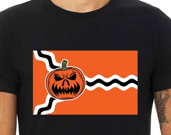 St. Louis Flag Halloween Pumpkin Shirt