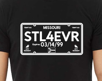 St. Louis Temp Tag Tee - White Ink