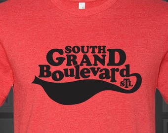 South Grand Blvd - STL City Shirt from Benton Park Prints