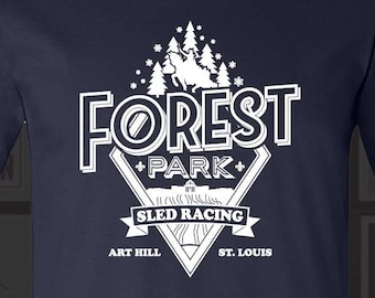 Forest Park Sled Racing - T-Shirt