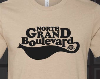 North Grand Blvd - STL City Shirt from Benton Park Prints