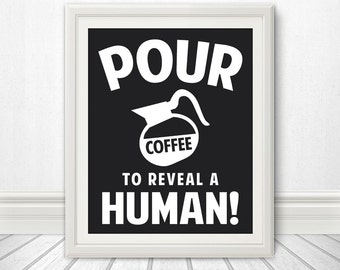 Retro-Kaffee Poster Kaffee zu zitieren Cathrineholm Retro-Kaffee Poster Kaffee zu zitieren Cathrineholm