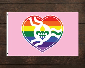 St. Louis Pride Heart Flag