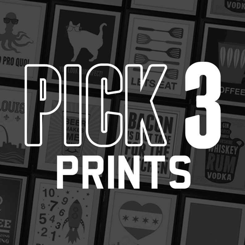 Pick Any 3 Prints from Benton Park Prints image 1
