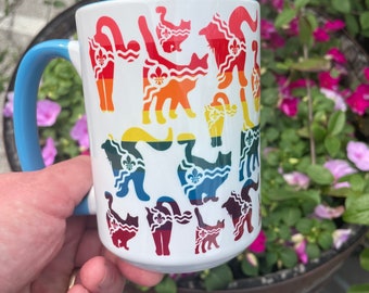 Rainbow St. Louis Flag Cat Butt Mug - Pride - A STL City Coffee Cup