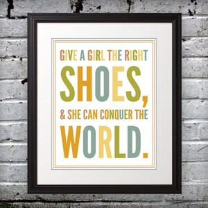 Marilyn Monroe inspired - Shoes conquer the world. - 8x10 Print