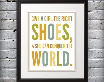 Marilyn Monroe inspired - Shoes conquer the world. - 8x10 Print