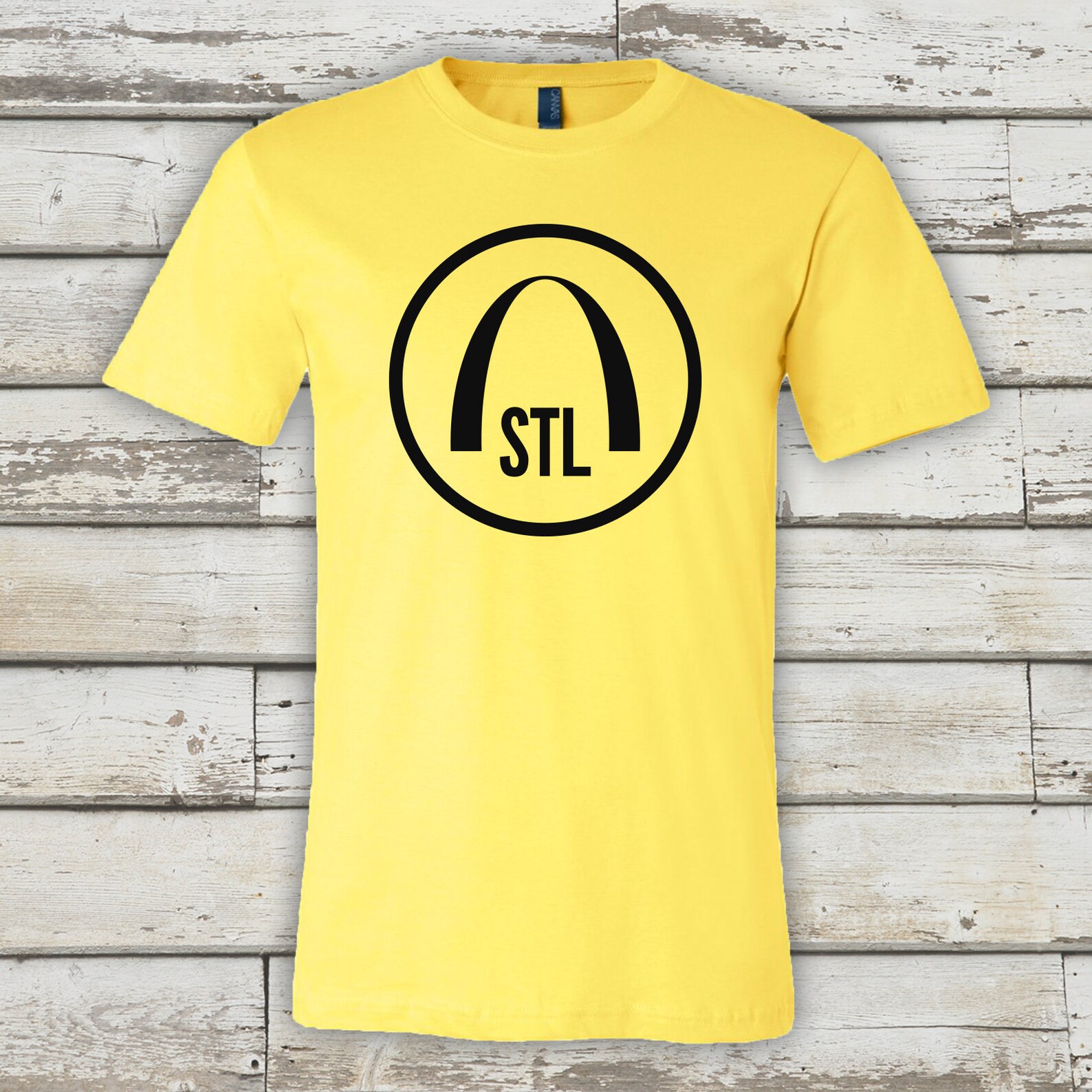 STL Arch Minimalist Tee A STL City Shirt by Benton Park Etsy