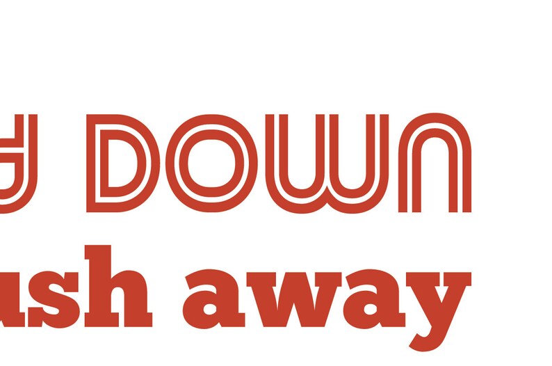 Lid Down Flush Away Wash Your Hands Be on Your Way Bathroom - Etsy