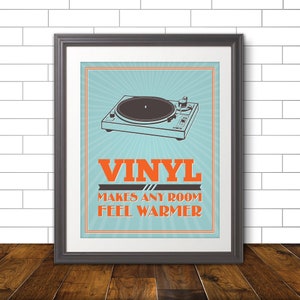 Vinyl zorgt ervoor dat elke kamer warmer aanvoelt - Muziek kunst aan de muur