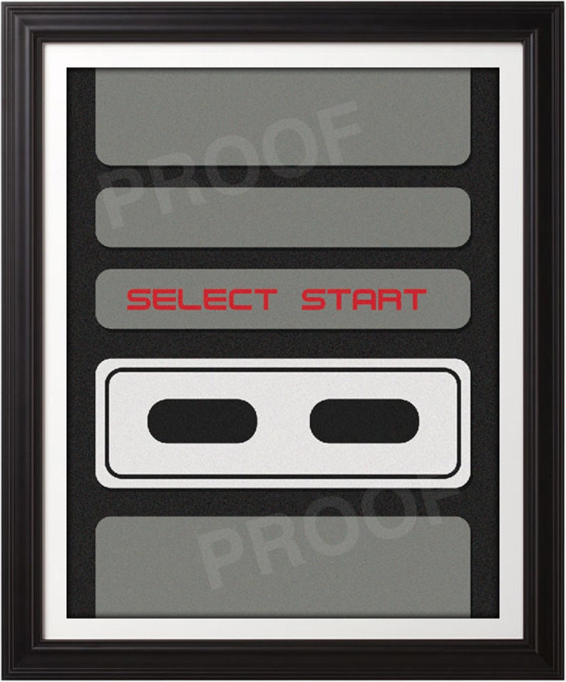 NES Controller Print Set, NES Art, Nerd Art, Geek Gift, Gamer Print 11x14 Prints image 3