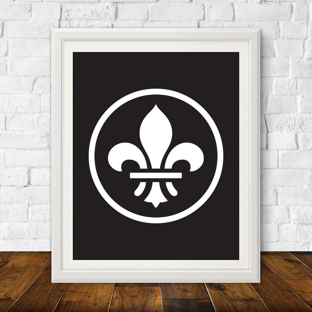 Fleur-De-Lis Poster