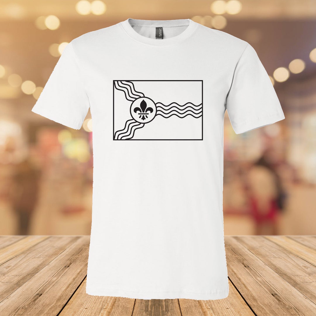 Minimalist St Louis Flag Shirt - Dark - A STL City Shirt by Benton Park ...