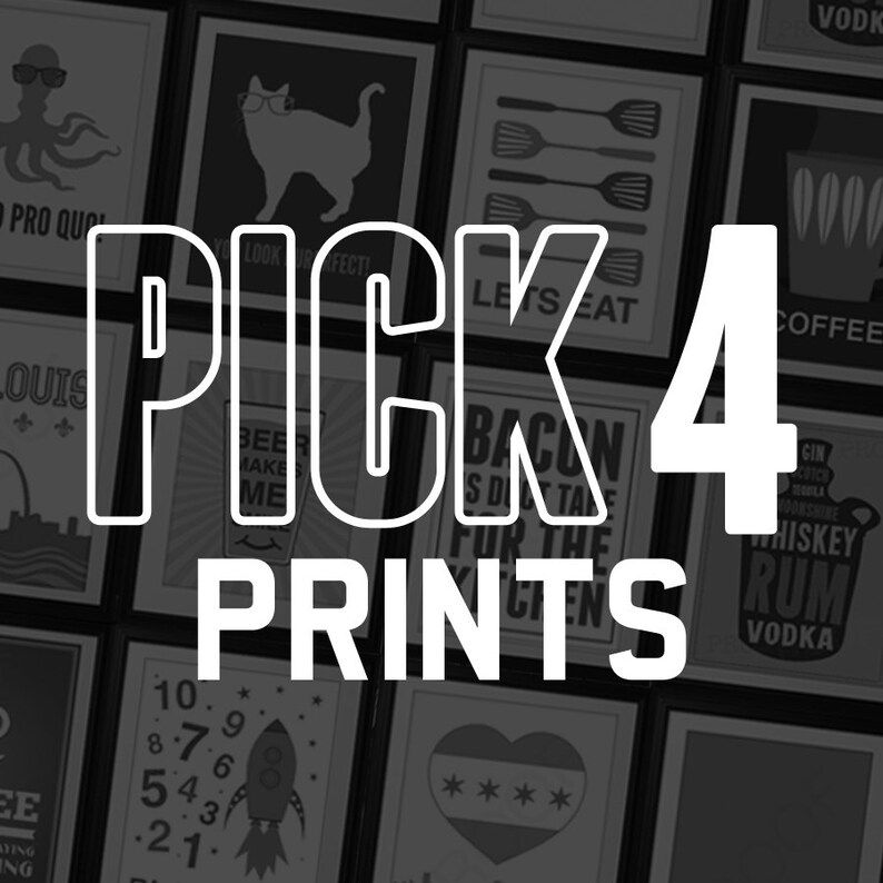 Pick Any 4 Prints from Benton Park Prints image 1