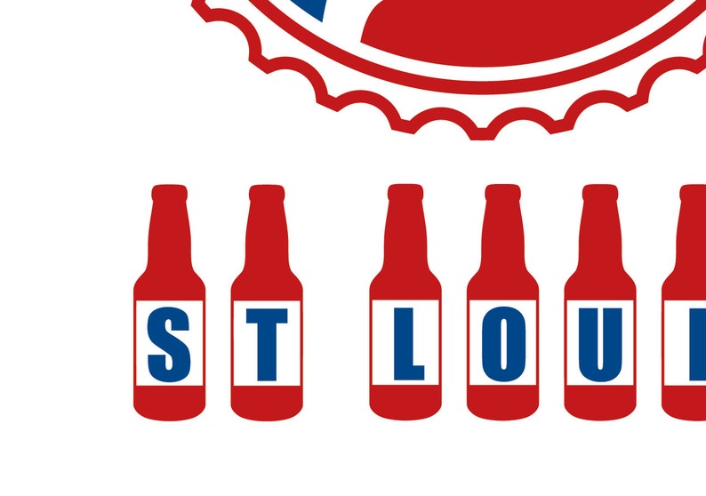St Louis Beer Print St Louis Beer St Louis Skyline STL St Etsy