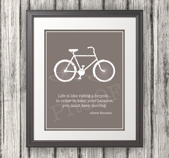 La Vie Cest Comme Faire Du Velo Citation Deinstein Etsy La Vie Cest Comme Faire Du Velo Citation Deinstein Etsy