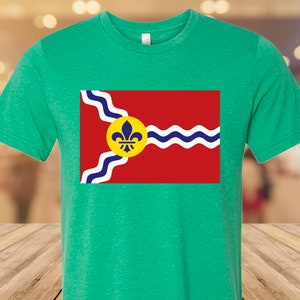 St. Louis Flag - A Shirt by Benton Park Prints, St. Louis, STL, St ...