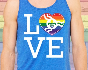 STL Love Pride Heart Tank