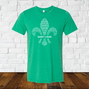 STL Neighborhoods Tee, St Louis T-shirt, Soft T-shirt, Saint Louis ...