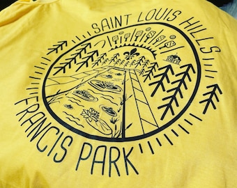 Saint Louis Hills - Francis Park T-Shirt - A St Louis City Shirt by Benton Park Prints