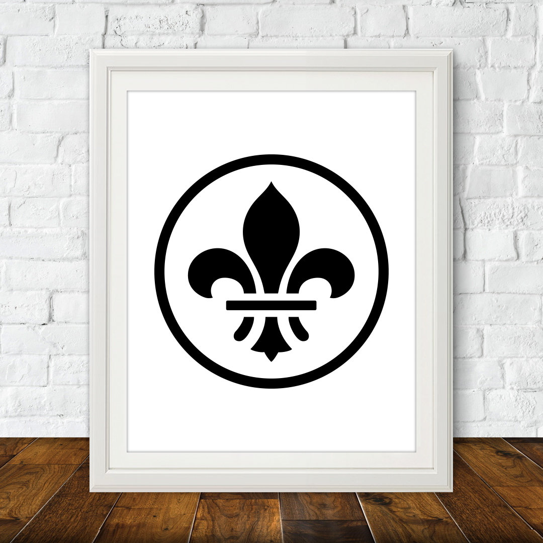 Fleur-de-lis, St Louis Fleur-de-lis Poster, St. Louis Flag, Typography Art  Print, STL. St. Louis. Saint Louis, St Louis Gift - Etsy