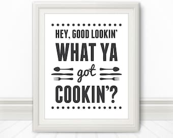 Kitchen Decor, Kitchen Wall Decor, Kitchen Signs, Kitchen Art, Kitchen Wall Art, Home Decor Wall Art, Home Decor Signs, Cooking Print