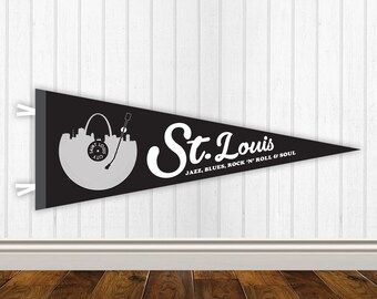 St. Louis: Jazz, Blues, Rock "N" Roll & Soul Pennant