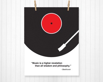 Custom Music Quote, Vinyl Record, Custom Lyric Print, Lyrics, Lyrics Poster, Lyrics Art, Record Poster, Record Print, Music Art, Music Print