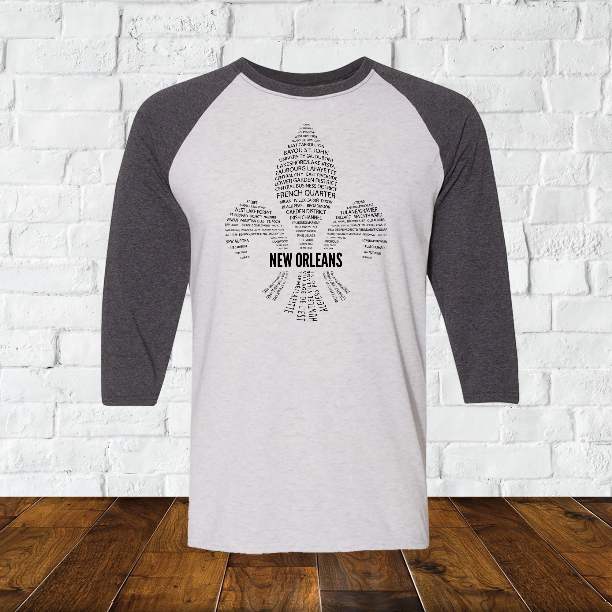 Cross Lake Louisiana, T-Shirt Large / Dark Heather Grey