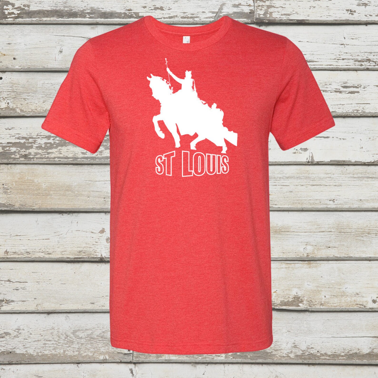 St Louis Statue Tshirt STL City Shirt by Benton Park Etsy