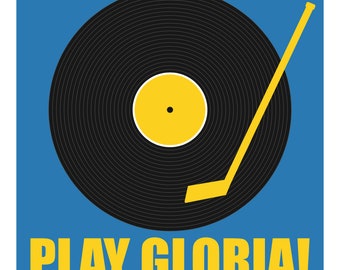 Play Gloria Record Print