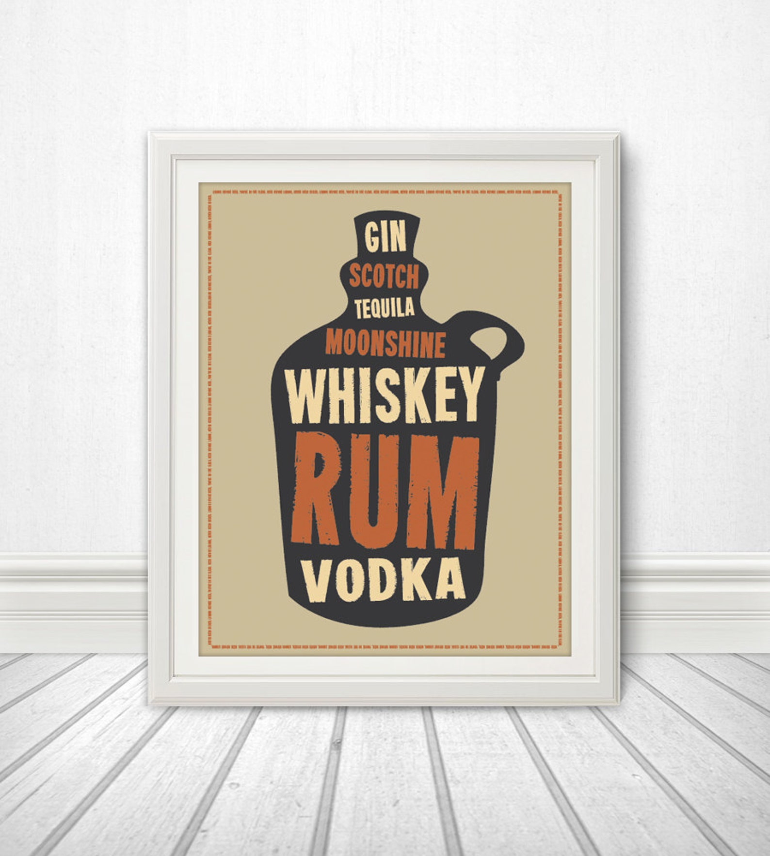 Liquor Before Beer You're in the Clear. 11x14 Print Etsy