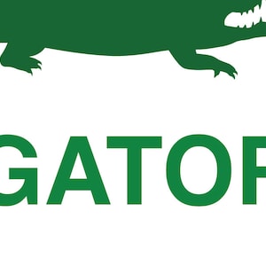Green Alligator, Nursery Print, Alligator Print, Alligator Poster, Mid Century Art, Kids Wall Art, Retro, Children's Room image 3