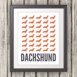 Dachshund, Dachshund Print, Dachshund Art, Dachshund Poster, Dog Print, Dog Art, Dog Poster, Wiener Dog