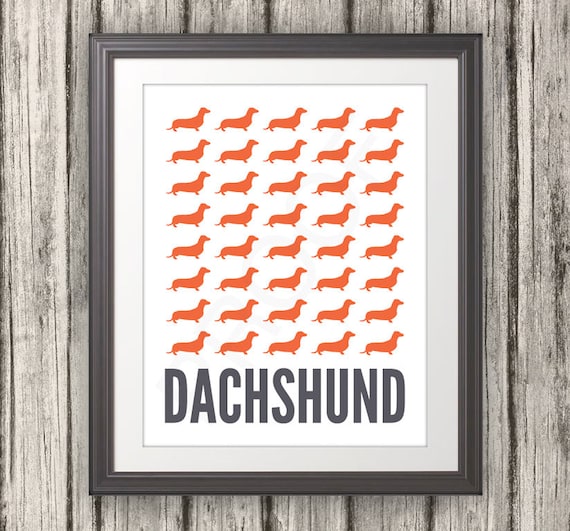 Dachshund, Dachshund Print, Dachshund Art, Dachshund Poster, Dog Print, Dog Art, Dog Poster, Wiener Dog