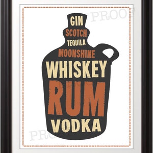 Liquor Before Beer, You're in the Clear. - 11x14 Print - Color - Etsy