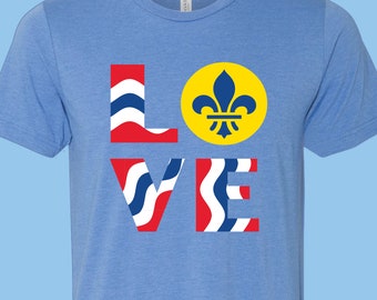 Love STL - STL City Shirt by Benton Park Prints, St Louis, Saint Louis