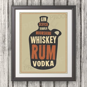 Liquor Before Beer, You're in the Clear. - 11x14 Print - Color - Etsy