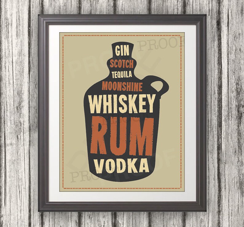 Liquor Before Beer You're in the Clear. 11x14 Print Etsy