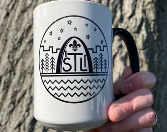 St Louis Camp Skyline Mug