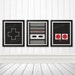 NES Controller Print Set, NES Art, Nerd Art, Geek Gift, Gamer Print - 11x14 Prints