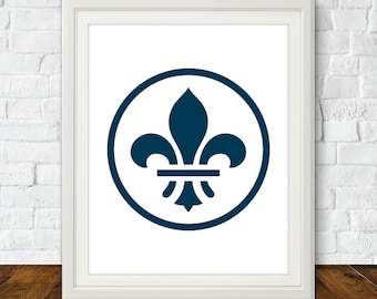 Fleur-De-Lis Poster