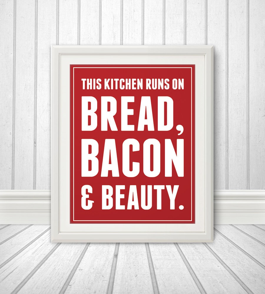 bacon print