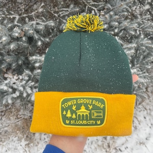 Tower Grove Park Knit Patch Hat